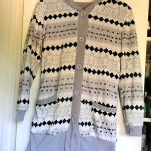 Fleece Lined Cardigan C3